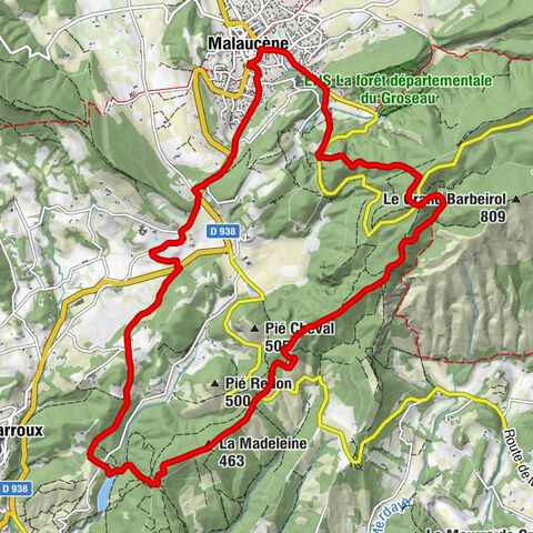 Malaucène - Église paroissiale Saint-Michel - La Madeleine - Chapelle de Piaud