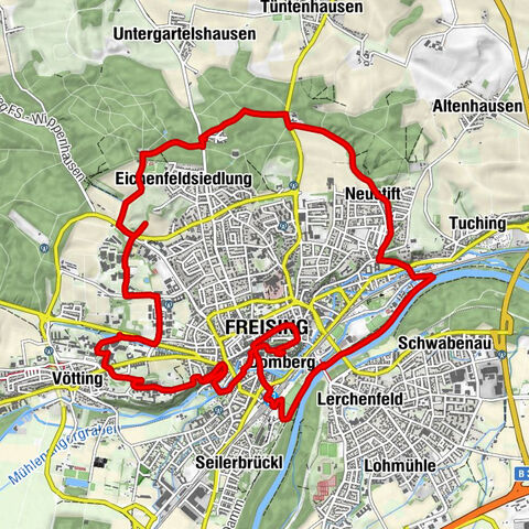 Freising - Altöttinger Kapelle - Johanneskirche - Veitsberg