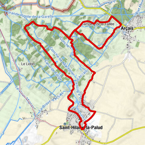 Arçais - Monfaucon - Saint-Hilaire-la-Palud - Le Pairé