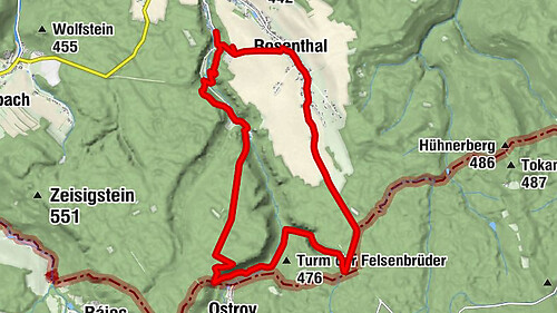 Rosenthal - Fraktur - Falkenspitze - Elisabethspitze