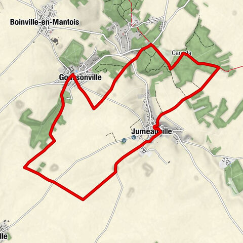 Jumeauville - Église Saint-Pierre-ès-Liens - Église Saint-Denis - Auberge des 4S