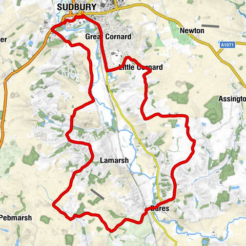 Bures Hamlet - St Barnabas, Alphamstone - Bures Baptist Church - St Mary