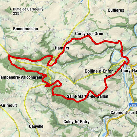 La Roche Bouquet - Chapelle Notre-Dame de Métairie - Église Saint-Martin - Colline d'Enfer