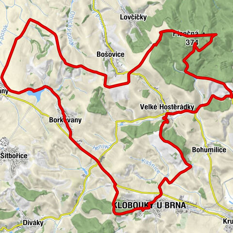 Klobouky u Brna - Písečná - kaple sv. Barbory - sv. Vavřinec (kostel)