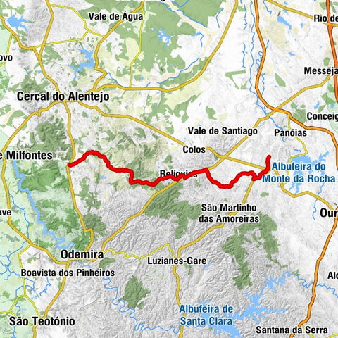 Funcheira - Bar da Estação - Igreja de Amoreiras-Gare - São Luís