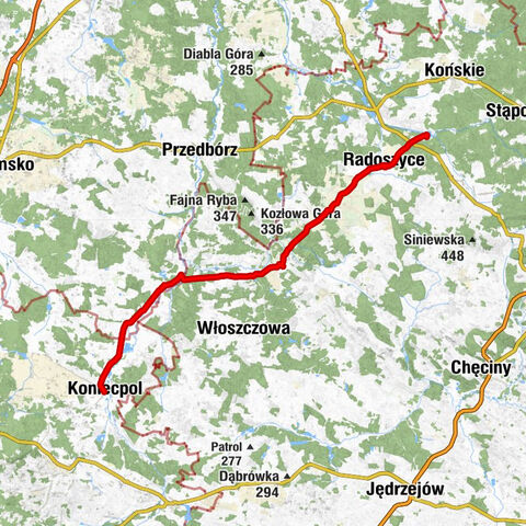 Sielpia Wielka - Kaplica - Koniecpol