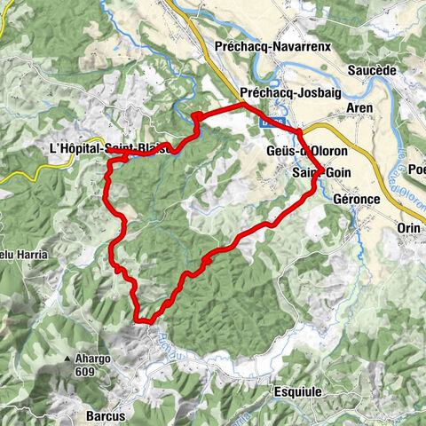 L'Hôpital-Saint-Blaise - Église Saint-Blaise - Restaurant Le Saint-Blaise - Geüs-d'Oloron