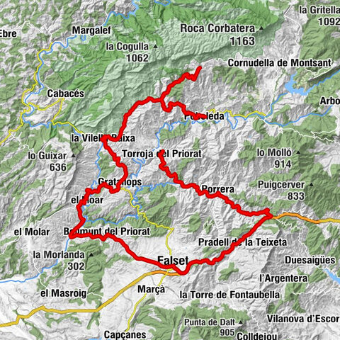 Torroja del Priorat - El Rebost de Can Carlets - Refugi de la Morera de Montsant - Poboleda