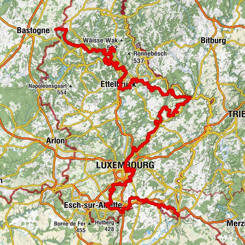 Niederwampach - Kässel - Hiwel - Schengen