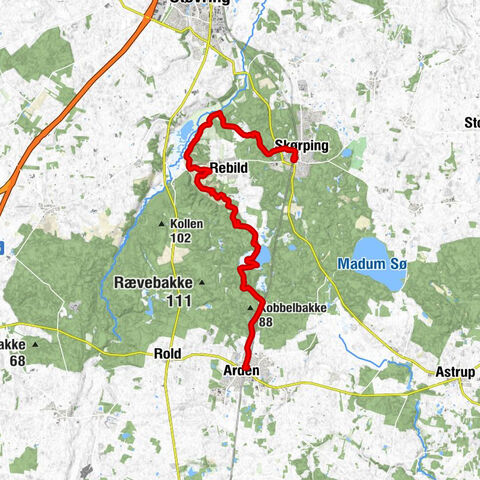 Skørping - Nørrekol - Sønderkol - Arden