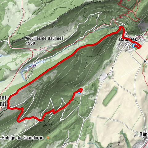 Six-Fontaines - Châlet La Mathoulaz - Le Suchet - Baulmes