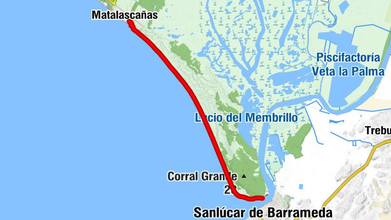 Sanlúcar de Barrameda - Chiringuito El Navegante - Almonte