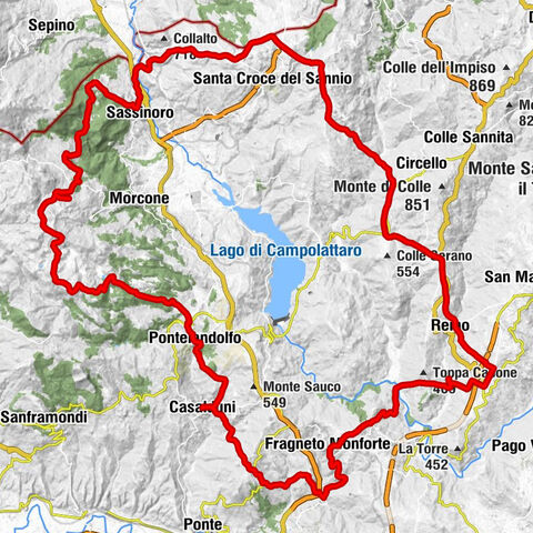 Reino - Toppa Streppara - Ripa Maleportelle - Toppa Battaglia