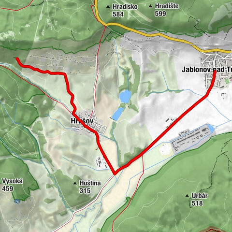 Jablonov nad Turňou - Kostol Najsvätejšej Trojice - Hrušov - Kaplnka svätej Anny