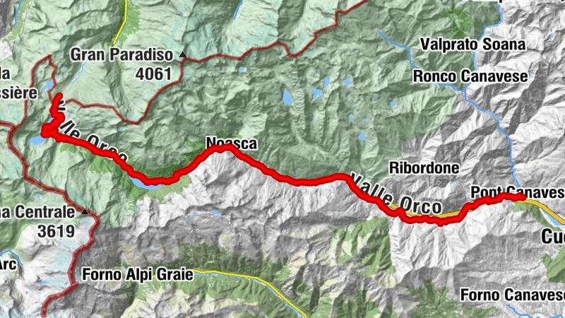 PONT CANAVESE Valle Orco and Colle del Nivolet