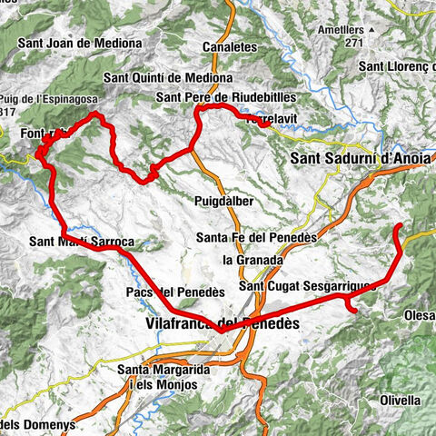 la Pineda - Santa Maria de Foix - Sant Francesc - Cal Ton Vell
