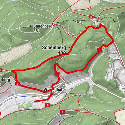 Euerdorf - Wirmsthal - Scheinberg