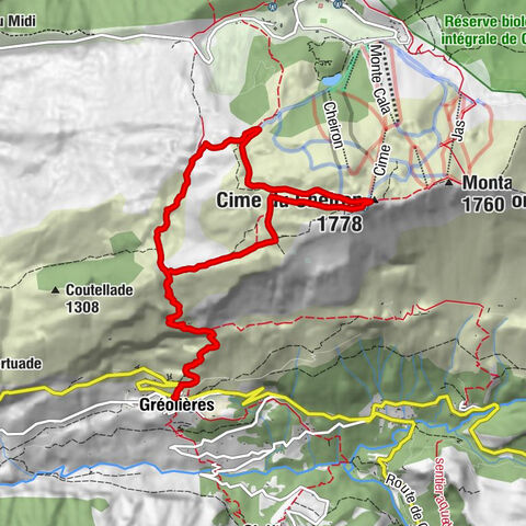 Le Relais - Gréolières - Cime du Cheiron - Cime