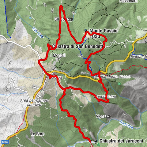 Cassio - Chiastra di San Benedetto - Monte Cassio - Fontanazzi