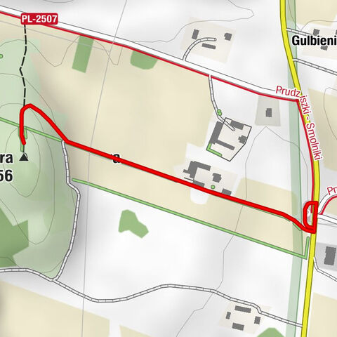 Gulbieniszki - Cisowa Góra