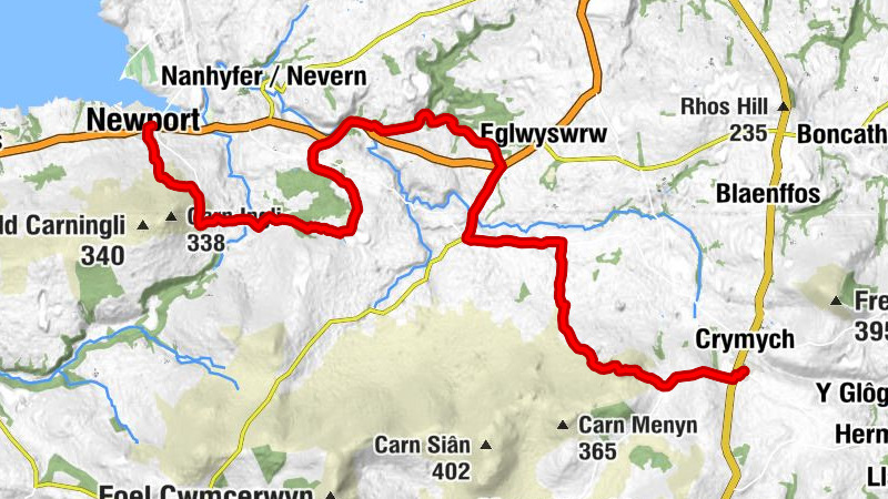 Llys Meddyg - St Mary's Church - Foel Drygarn - Crymych