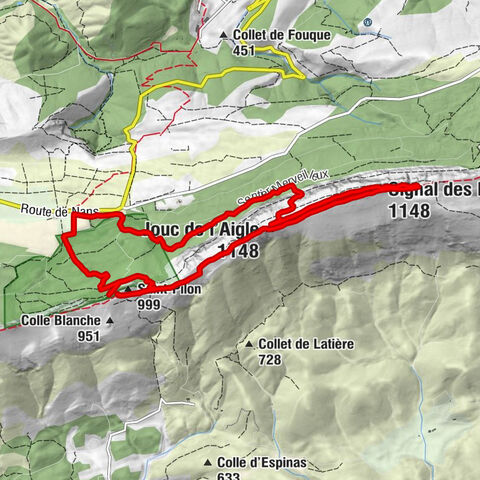 Plan-d'Aups-Sainte-Baume - Saint-Pilon - Jouc de l'Aigle - Signal des Béguines