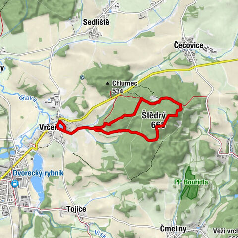 Vrčeň - Štědrý - Dobrá voda