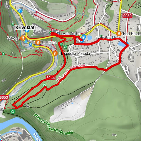 Křivoklát - svatý Petr - Nad Hradem - svatá Trojice