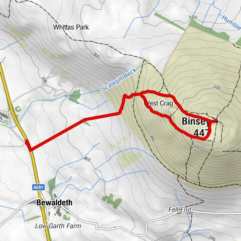 Ireby and Uldale - Binsey - West Crag - Bewaldeth and Snittlegarth