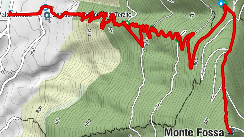 Valdichiesa - Santuario Madonna del Terzito - Monte Fossa delle Felci