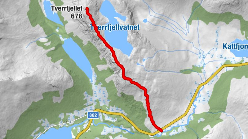 Tromsø - Tverrfjellet