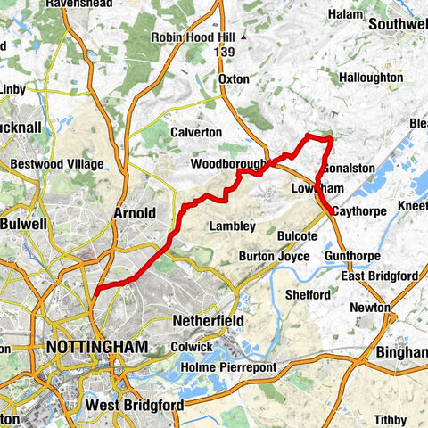 St. John's - Sherwood Methodist Church - Mapperley Methodist Church - Lowdham Independent Primitive Methodist Chapel