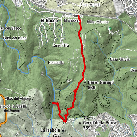 Torrelodones - Finca Nueva El Enebrillo - Panarrás - Cerro Gurugú