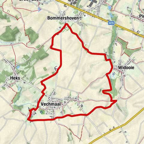 Sint-Pieterskapel - Sint-Pieters-Heurne - Vechmaal - Kapel van OLV van Lourdes