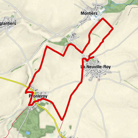 La Neuville-Roy - Montiers - Église Saint-Fiacre - Pronleroy