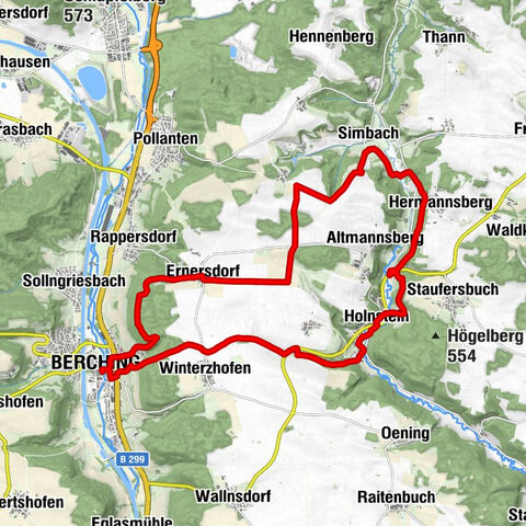 Berching - St. Lorenz - Winterzhofen - St. Ägidius