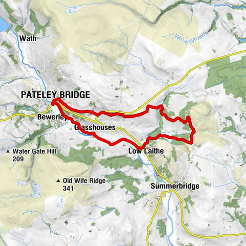 Pateley Bridge - Bewerley - Glasshouses - The Willow