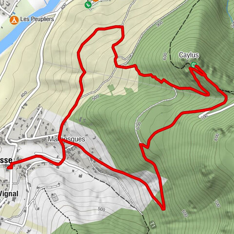 La Cresse - La Cressette - Église Saint-Baudile - Le Vignal