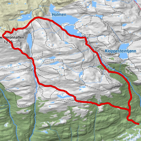 Seljord - Jøronnatten - Langetjønnfossen - Midt-Telemark