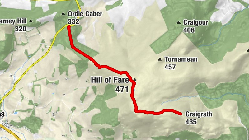 Aberdeenshire - Hill of Fare - Craigrath