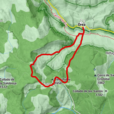 Orea - Pensión Alto Tajo - Peña Rubia