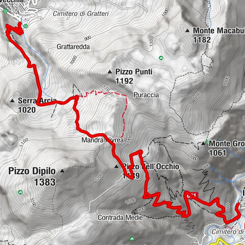 Gratteri - Grotta Grattara - Pizzo dell'Occhio - Santa Maria di Gesù