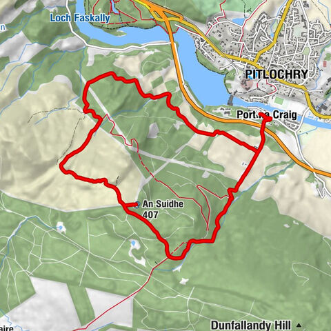 Pitlochry - Port na Craig - An Suidhe