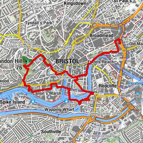 Broadmead - St Nicholas - Brandon Hill - Bristol