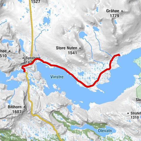 Bygdin Høyfjellshotell - Bygdin - Lykkjestølane - Haugseter fjellstue