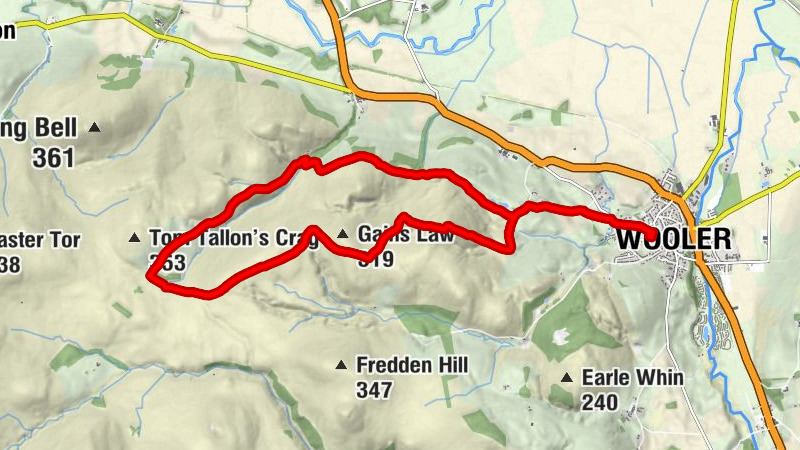 Wooler - Humbleton - Humbleton Hill
