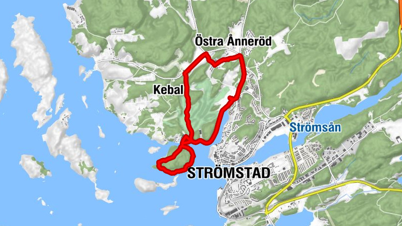 Strömstads kommun - Östra Ånneröd - Kebal - Strömstad