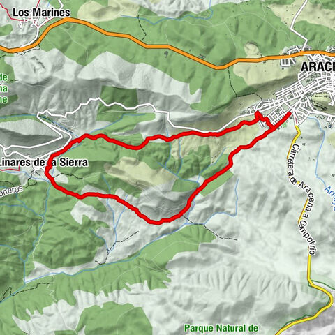Aracena - Barro Negro - Linares de la Sierra