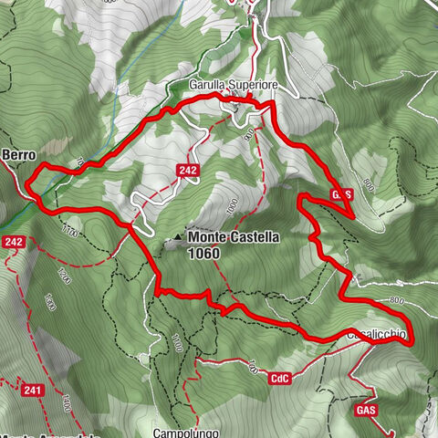Garulla Superiore - Sorgente dell'Acquasanta - Casalicchio - Abbadia San Salvatore