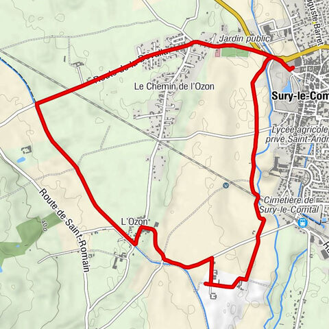 Sury-le-Comtal - Les Chartonnes - L'Ozon - La Devalla